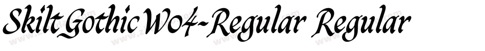 SkiltGothicW04-Regular Regular字体转换